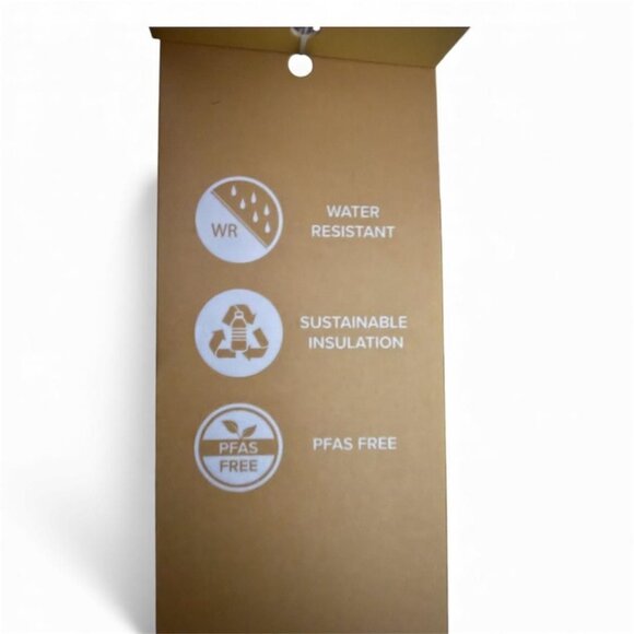 Michael Kors Womens Brown Zip Up Quilted Puffer Water Resistant Jacket Sz M New - Picture 13 of 15